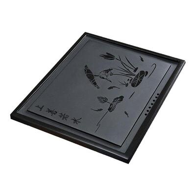 茶桌茶盘中间嵌入式乌金石定制