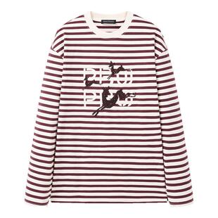 太平鸟年冬季款条纹长袖T恤A1CPE4549