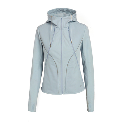 连帽时尚修身运动上衣