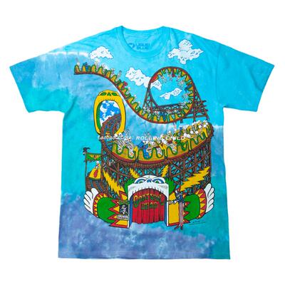 vintage正版感恩乐队扎染现行t恤