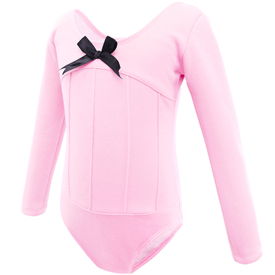 儿童舞蹈服女童长袖练功服套装
