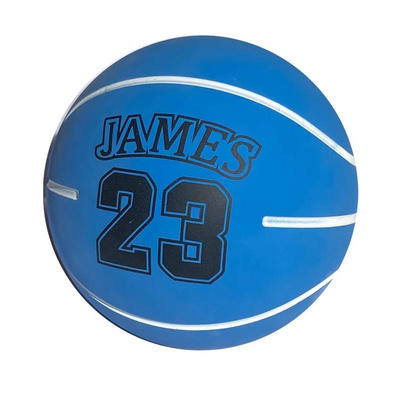 大号9cm超高弹力球橡胶免充气迷你小篮球儿童弹弹球发泄解压回弹