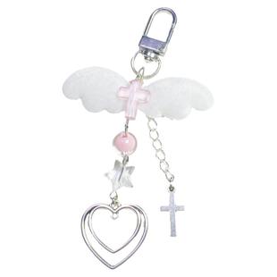 y2k千禧风甜辣蝴蝶咕链咕本挂件卡册挂链手机链十字架串珠挂饰