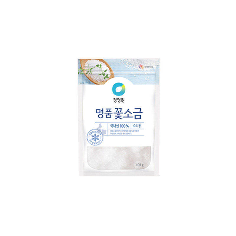 整箱包邮清净园韩国细粒精制花盐400g800g整箱批发韩餐商用食用盐