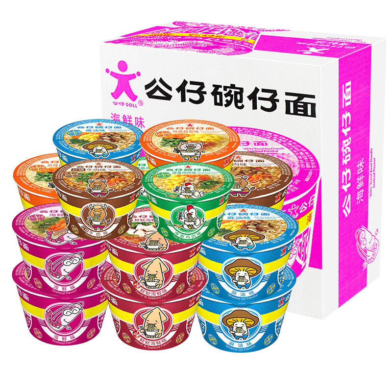 香港公仔面迷你碗面整箱