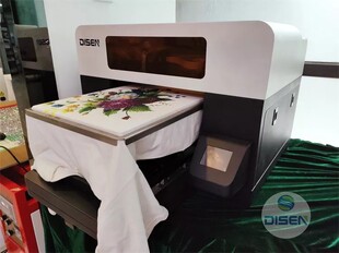 shirt A3纺织直喷数码 printer 印图案印花机 平板打印机 t恤服装