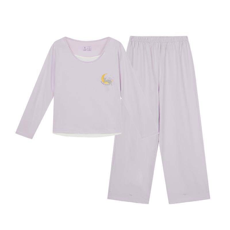 【关晓彤同款】GOSO香蜜闺秀26年春新款女纯棉家居服檀香长袖套装