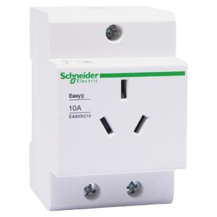 施耐德EA9XN310模数化导轨式电源插座AC30五孔5孔二三插三孔16A