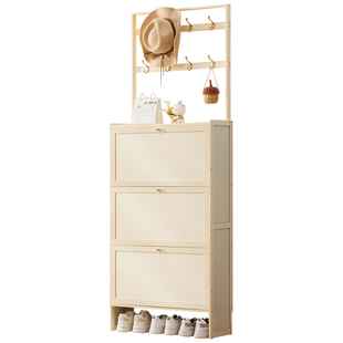 超薄鞋架子多层家用门口翻斗鞋柜大容量收纳省空间简易入户门玄关