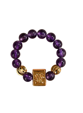 【指定发】天然紫水晶招财戒指