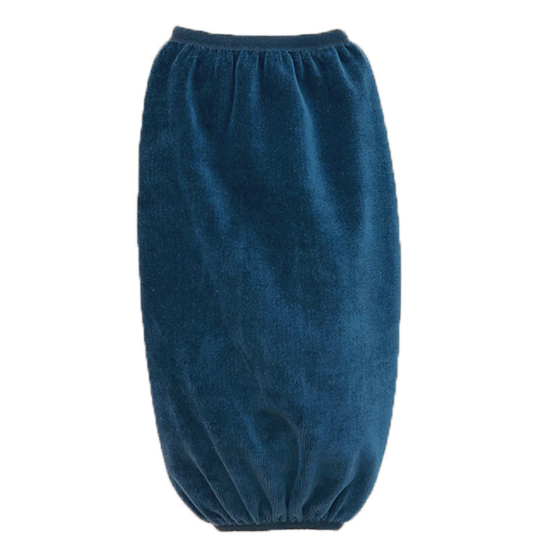 加宽长款羽绒服袖套女冬季百搭棉衣护袖防脏套袖纯色黑色白色袖头