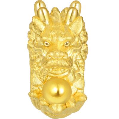 周生生CharmeXL龙吐珠黄金串珠