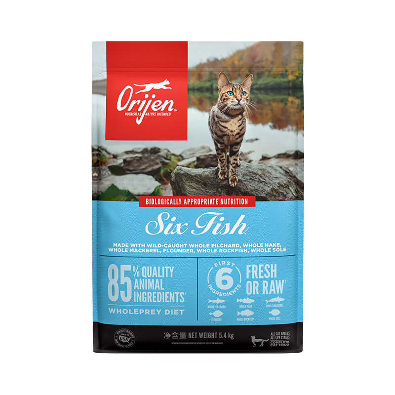 【百亿补贴】Orijen渴望六猫全价膨化粮