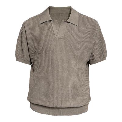 JCAESARPOLO领冰丝针织短袖