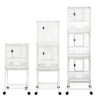 刺星球云宫格横线方笼竖宫格省空间群鸟笼鹦鹉笼子玄凤牡丹繁殖笼