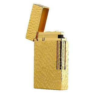 卡路都柏特神骏纯黄铜高端充气朗声侧滑打火机个性高档送男友礼物