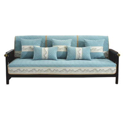 新中式沙发垫四季通用防滑坐垫