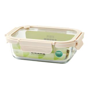 微波炉专用饭盒玻璃上班族减脂健身定量分餐小便当水果分装盒