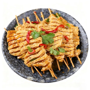 素知客豆腐串山西临汾麻辣串豆制品豆腐干兰花干小豆串鸡汁豆腐串
