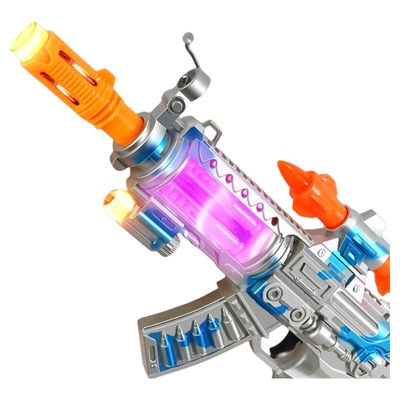 男孩女孩电动音乐玩具枪