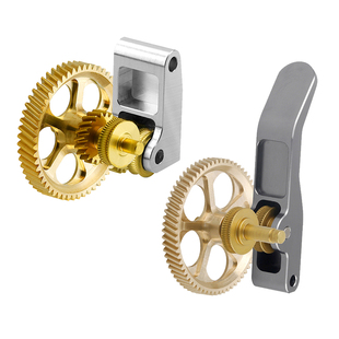 拓竹A1/X1/P1全金属挤出机齿轮升级黄铜硬化钢DLC纳米涂层斜齿轮