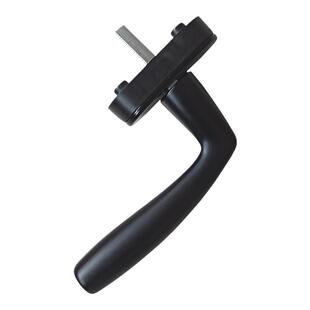 108型金刚网内开窗执手窗纱一体把手平开纱窗内开内倒方轴拉手锁