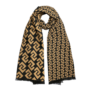 秋冬百搭气质韩版加厚双面双色保暖披肩仿羊绒围巾女冬季两用长款