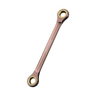 双头棘轮快速梅花扳手加长镀镍大扭矩72齿单板子拆装汽修五金工具