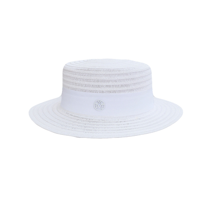 欧美名媛风时尚m字母女度假草帽