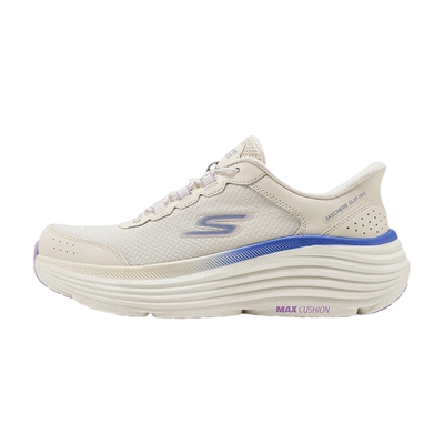 SKECHERS斯凯奇女子MAX CUSHIONING 运动休闲鞋129474-NAT