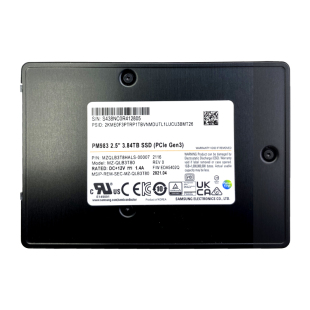 Samsung/三星PM983 1.92T 960g U.2 企业级固态硬盘 服务器 NVME