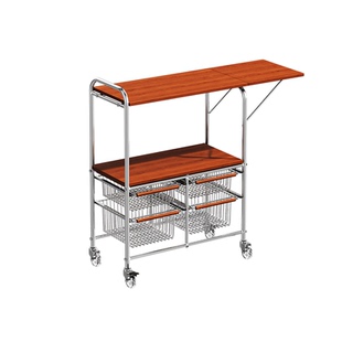 零食置物架餐边推车收纳柜落地多层客厅可移动边几桌带轮储物架子