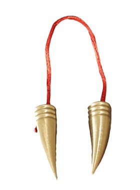 纯铜牛角圣杯贡杯交子茭杯黄铜