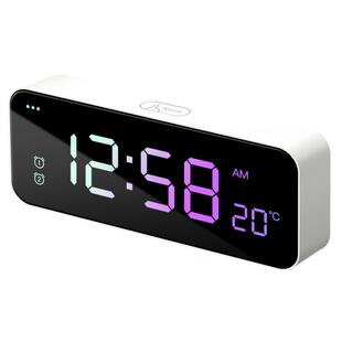 闹钟2025新款高中生专用宿舍充电静音智能学习时钟学生用起床神器