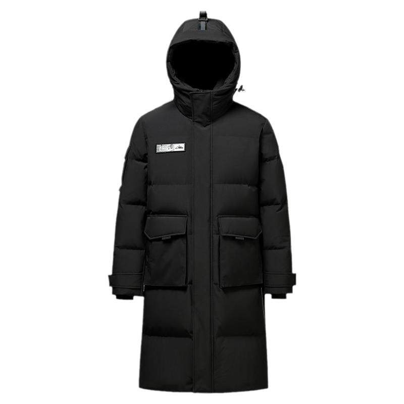 雅鹿2024冬新款情侣长款羽绒服