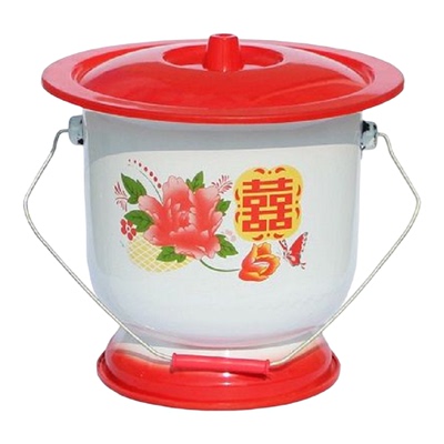 老人成人痰盂加厚卧室搪瓷痰盂