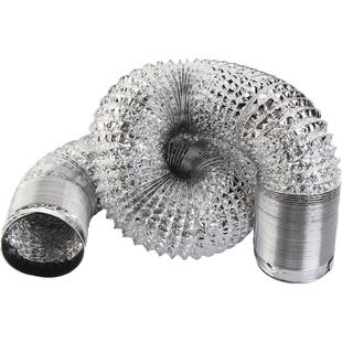 80/100mm排气烟管伸缩铝箔风管卫生间浴霸排风换气扇软管通风管道