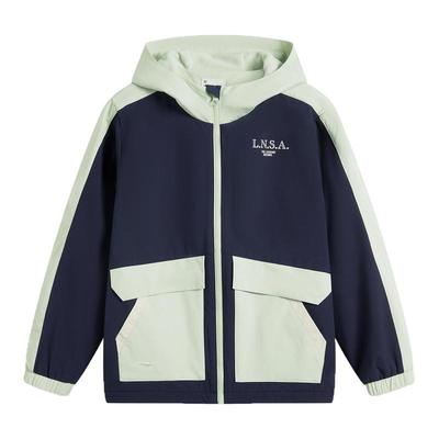 李宁正品女大童保暖三合一冲锋衣