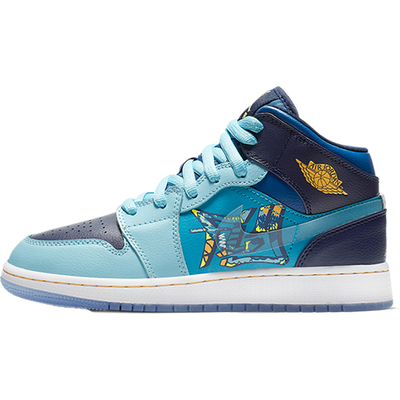 Nike/耐克正品 Jordan 1 Mid Fly AJ1女子篮球鞋BV7446-400