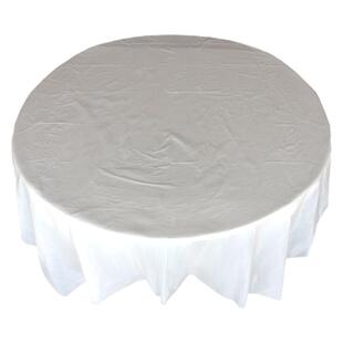 特厚一次性桌布塑料台布大红结婚喜宴用家2米的大圆桌桌布一次性