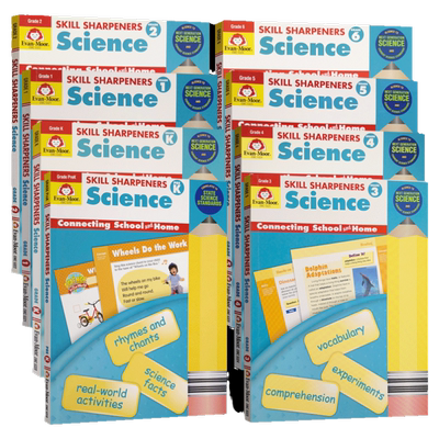 原版进口英语科学启蒙练习册