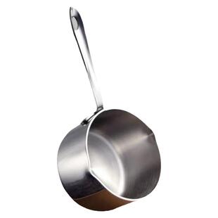 迷你小奶锅304不锈钢烘培黄油小锅不粘锅浇油锅宝宝辅食锅10/14cm