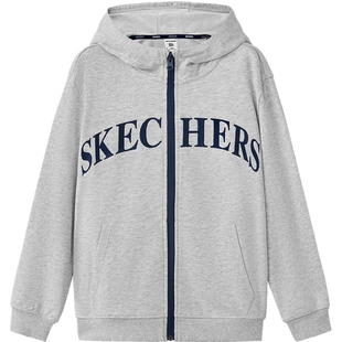 Skechers斯凯奇2025年秋季新款儿童中性连帽外套男女童休闲外套