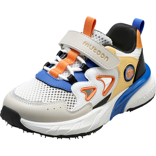 牧童男童鞋儿童缓震轻跑鞋2026夏季新款青少年网面运动鞋女童鞋子