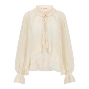 【王子璇 罗予彤同款】ORA GENESIS2025年冬季新品珠钻装饰上衣