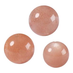 天然太阳石散珠金沙橙月光珠子手工diy水晶手链手串项链配件材料