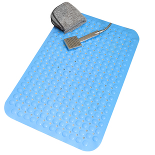 TPR浴室专用防滑地垫洗澡卫生间门垫淋浴房厕所老人脚踩垫防滑贴