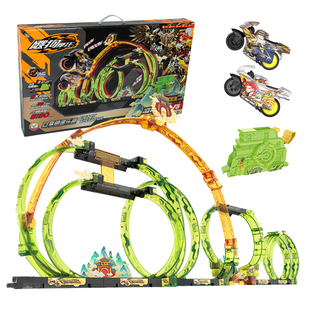 爱动飕狗摩托车新款轨道全套装搜狗西游记盲盒官方旗舰店正版玩具