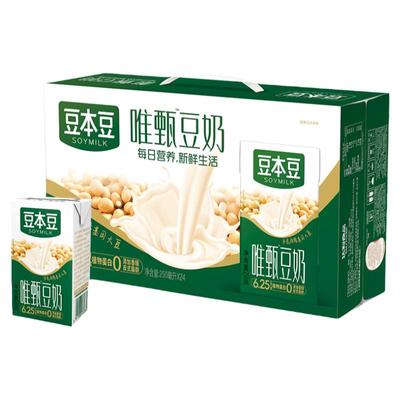 豆本豆唯甄豆奶早餐奶250mlx24盒