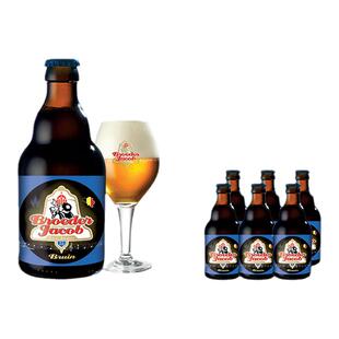 贾克修士精酿啤酒比利时进口棕色瓶装精酿330ml宴请送礼整箱聚会